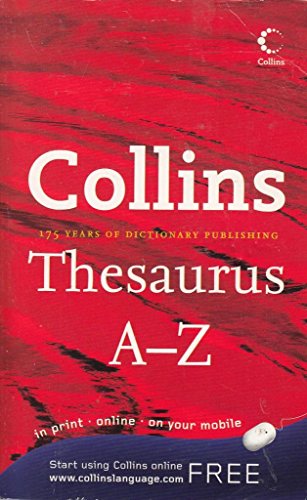 Book Collins Thesaurus A-Z free