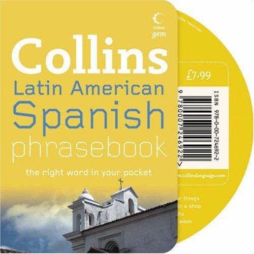 Book Collins Latin American Spanish Phrasebook CD Pack: The Right Word in Your Pocket (Collins Gem) free