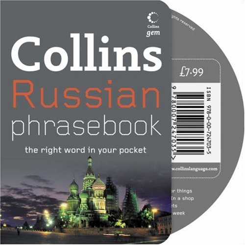 Book Collins Russian Phrasebook Cd Pack: The Right Word In Your Pocket (collins Gem) free