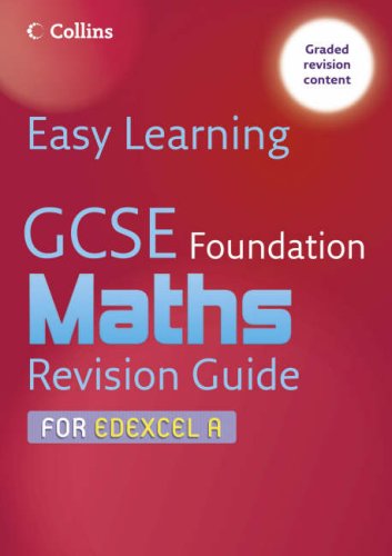 Book GCSE Maths Revision Guide for Edexcel A (Easy Learning) free