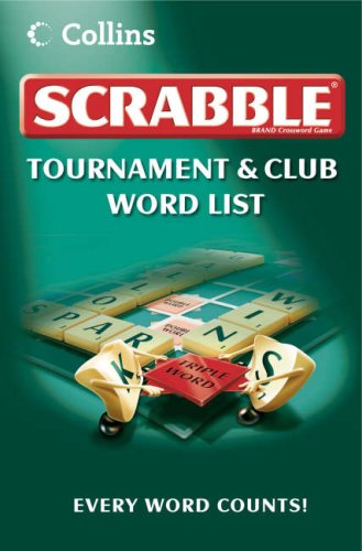 Book Scrabble Tournament and Club Word List free