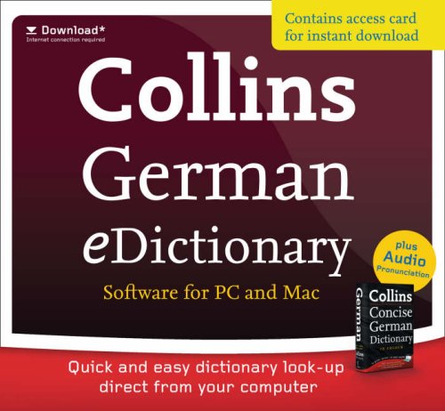 Book Concise German EDictionary [Software Access Card] (Collins Digital Dictionaries) free