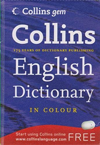 Book Collins Gem English Dictionary. free