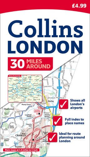 Book 30 Miles Around London (Map) free