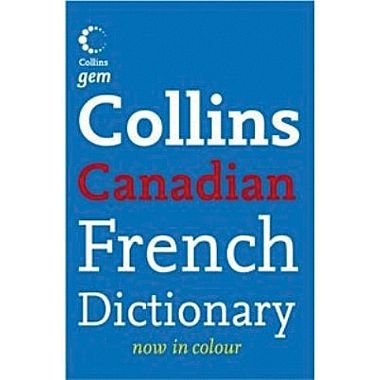 Book Canadian French Dictionary (Collins Gem) free