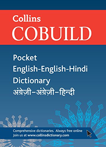 Book Collins Cobuild Pocket English-English-Hindi Dictionary free