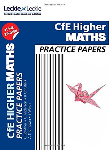 Book Cfe Higher Maths Practice Papers for Sqa Exams free