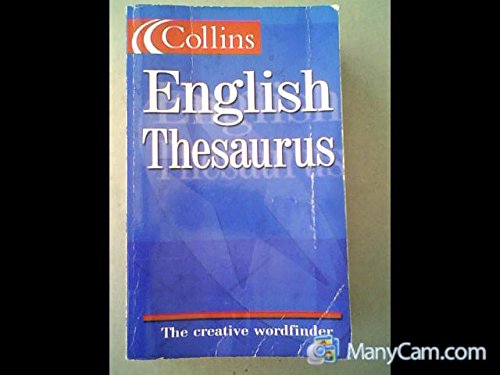 Book Collins English Thesaurus free