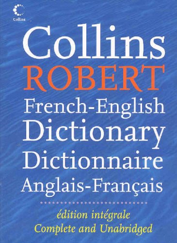 Book Collins Robert French Dictionary free