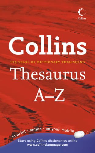 Book Collins Thesaurus A-Z: Home Edition free