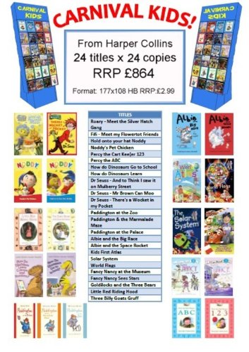 Book Carnival Kids Dumpbin X 24 Bks free