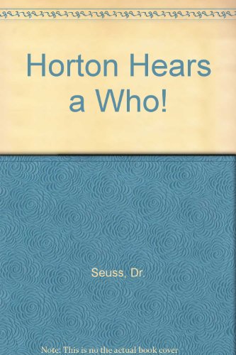 Book Xhorton Hears a Who 66bks free