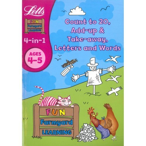 Book Letts Fun Farm Yard Learning Age 5 to 6 4 In1 free