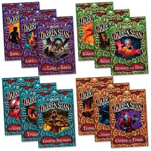 Book The Saga of Darren Shan Pack, 12 books, RRP £71.88 (Allies of Night,Cirque du Freak,Hunters of Dusk,Killers of Dawn,Lake of Souls,Lord of Shadows,Sons of Destiny,Vampire Prince,Vampire's Assistant,Trials of Death,Tunnels of Blood,Vampire Mountain). free