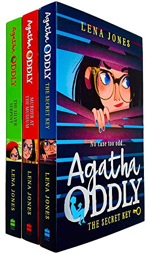 Book Agatha Oddly Series 3 Books Collection Set by Lena Jones (The Secret Key, Murder at the Museum & The Silver Serpent) free