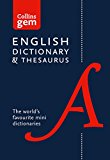 Book Collins Gem English Dictionary & Thesaurus free