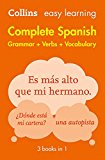 Book Complete Spanish Grammar Verbs Vocabulary: 3 Books in 1 (Collins Easy Learning) free