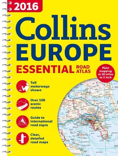 Book 2016 Collins Essential Road Atlas Europe free