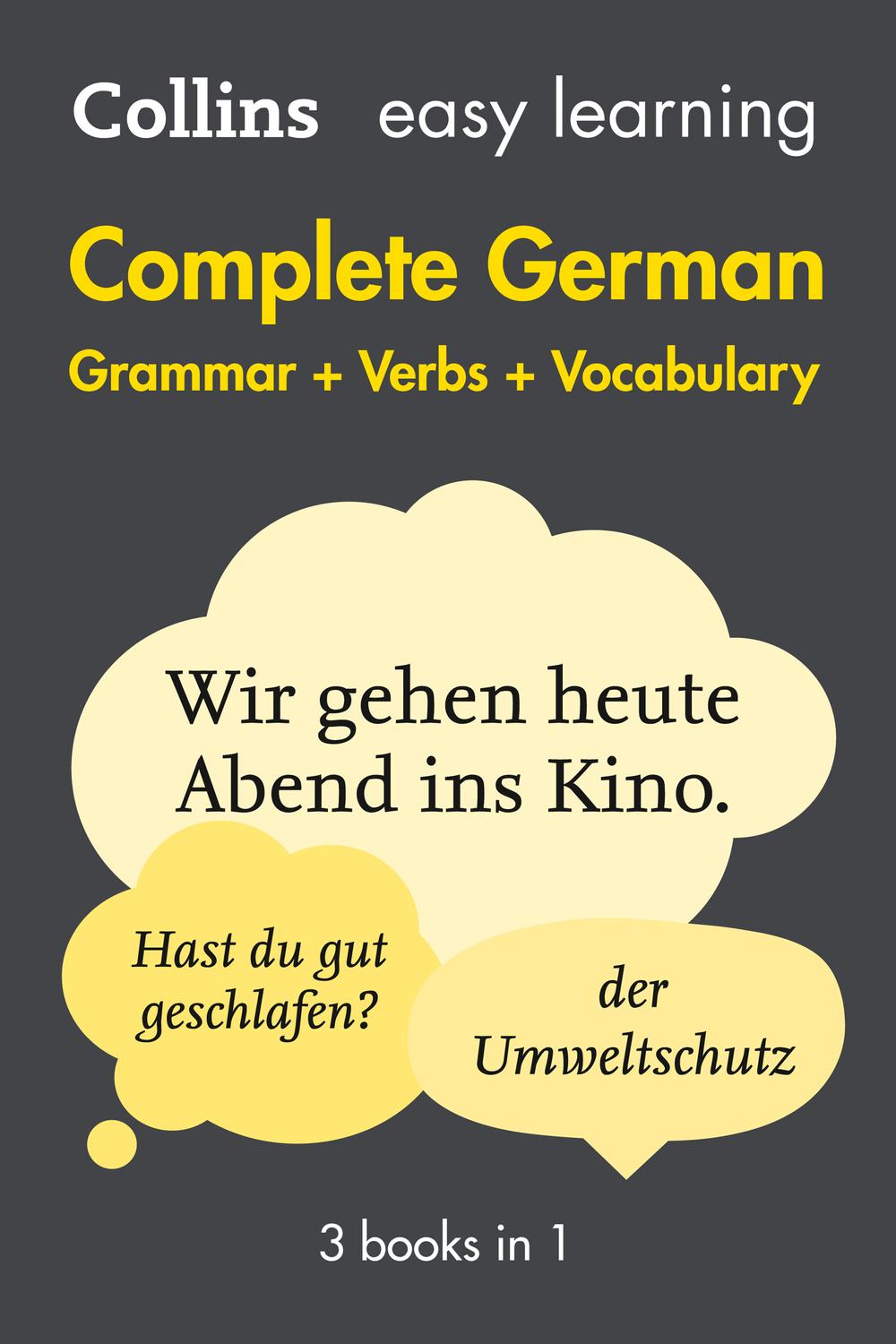 Book Easy Learning German Complete Grammar, Verbs and Vocabulary (3 books in 1) free