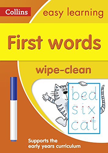 Book First Words: Wipe-Clean Activity Book (Collins Easy Learning Preschool) free