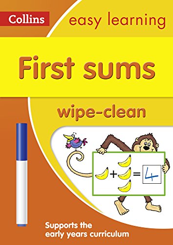 Book First Sums: Wipe-Clean Activity Book (Collins Easy Learning Preschool) free
