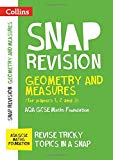 Book Collins Snap Revision – Geometry and Measures (for papers 1, 2 and 3): AQA GCSE Maths Foundation free