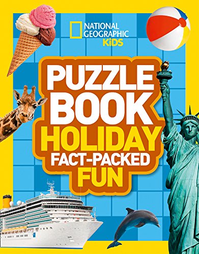 Book Puzzle Book Holiday: Brain-tickling quizzes, sudokus, crosswords and wordsearches (National Geographic Kids Puzzle Books) free