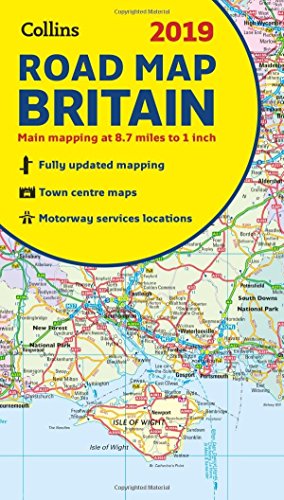 Book 2019 Collins Road Map Britain free