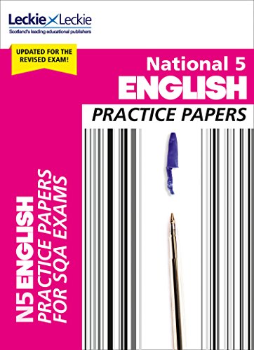 Book Nat 5 English Practice Papers SQA Exam 2 free