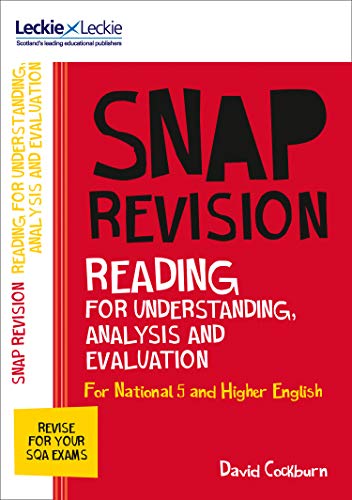 Book N5/Higher English: Reading for Understanding, Analysis and Evaluation (Leckie & Leckie Snap Revision) free