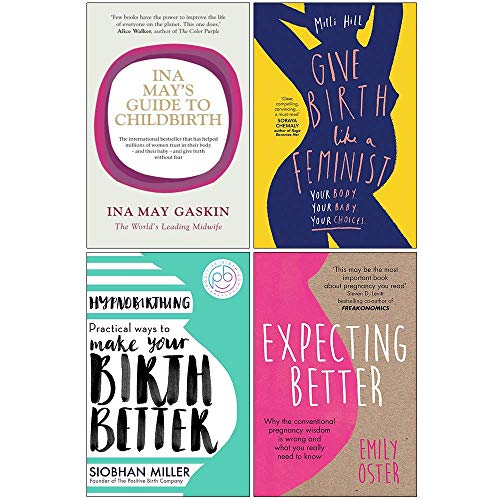 Book Ina May's Guide to Childbirth, Give Birth Like a Feminist, Hypnobirthing, Expecting Better 4 Books Collection Set free