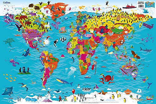 Book Collins Children’s World Map free