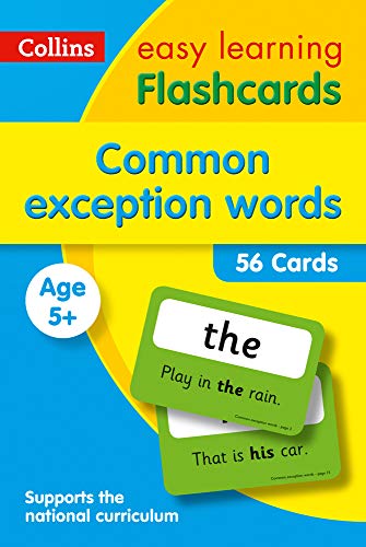Book Collins Easy Learning KS1 – Common Exception Words Flashcards free