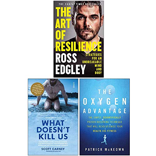Book The Art of Resilience, What Doesnt Kill Us, The Oxygen Advantage 3 Books Collection Set free