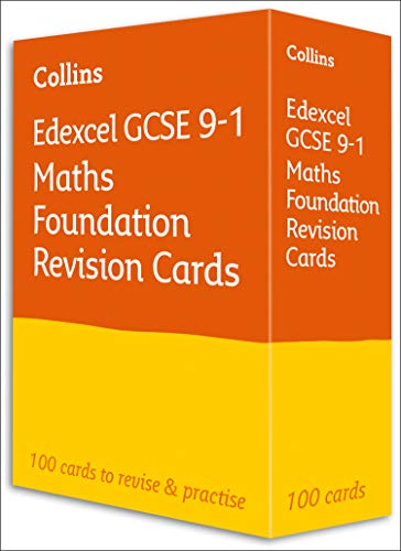 Book Collins GCSE 9-1 Revision – New Edexcel GCSE 9-1 Maths Foundation Revision Flashcards free