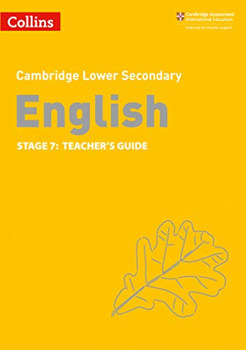 Book Lower Secondary English Teacher's Guide: Stage 7 (Collins Cambridge Lower Secondary English) free