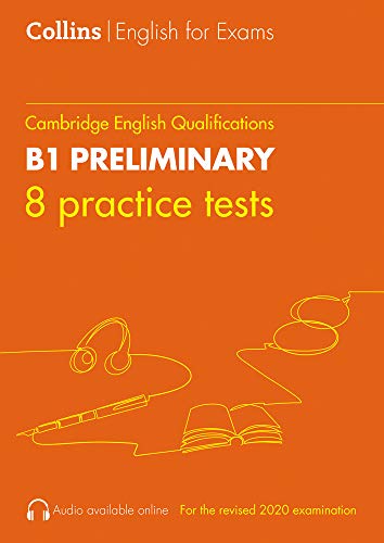 Book Collins Cambridge English – Practice Tests for B1 Preliminary: PET free