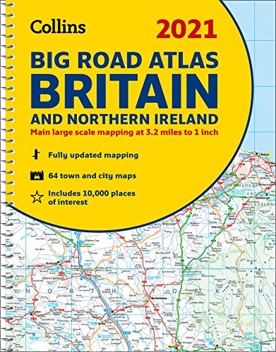 Book 2021 Collins Big Road Atlas Britain and Northern Ireland free