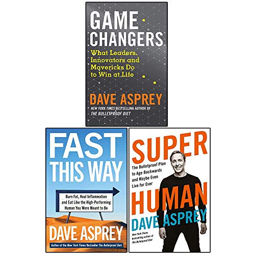Book Dave Asprey 3 Books Collection Set (Game Changers, Fast This Way and Super Human) free