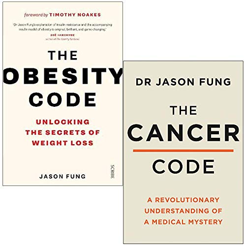 Book The Obesity Code & The Cancer Code By Dr Jason Fung 2 Books Collection Set free