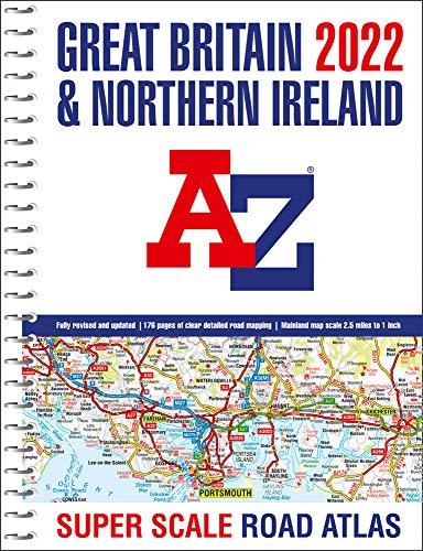 Book Great Britain A-Z Super Scale Road Atlas 2022 free