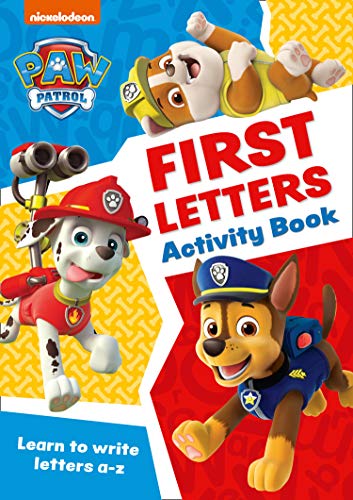 Book Paw Patrol First Letters Activity Book: Get ready for school with Paw Patrol free