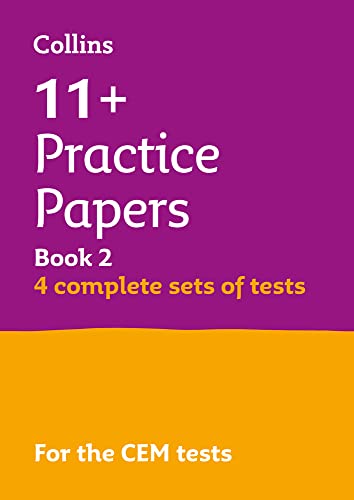 Book Collins 11+ – 11+ Verbal Reasoning, Non-Verbal Reasoning & Maths Practice Papers Book 2 (Bumper Book with 4 sets of tests): For the CEM 2021 tests free