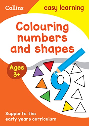 Book Collins Easy Learning Preschool – Colouring Numbers and Shapes Early Years Age 3+ free