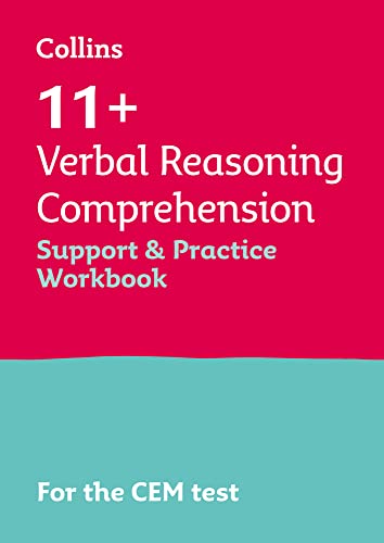 Book Collins 11+ – 11+ Verbal Reasoning Comprehension Support and Practice Workbook: For the CEM 2021 tests free