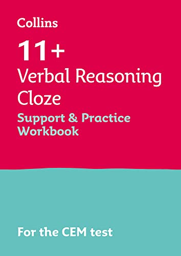 Book Collins 11+ – 11+ Verbal Reasoning Cloze Support and Practice Workbook: For the CEM 2021 tests free