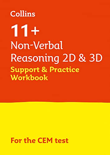 Book Collins 11+ – 11+ Non-Verbal Reasoning 2D and 3D Support and Practice Workbook: For the CEM 2021 tests free