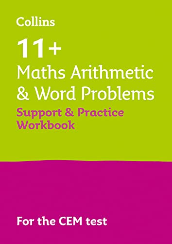 Book Collins 11+ – 11+ Maths Arithmetic and Word Problems Support and Practice Workbook: For the CEM 2021 tests free