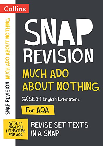 Book Much Ado About Nothing AQA GCSE 9-1 English Literature Text Guide: Ideal for home learning, 2022 and 2023 exams (Collins GCSE Grade 9-1 SNAP Revision) free