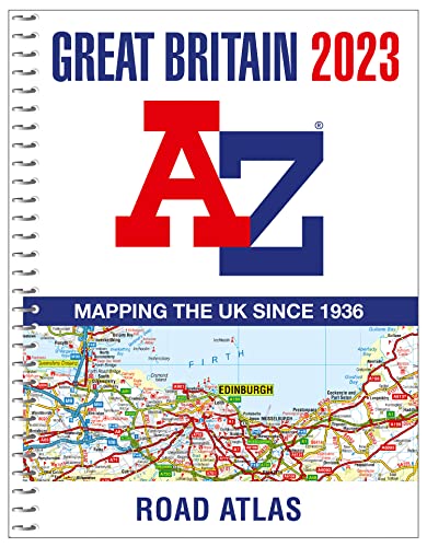 Book Great Britain A-Z Road Atlas 2023 (A4 Spiral) free